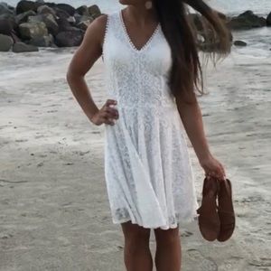 Beautiful white lace dress